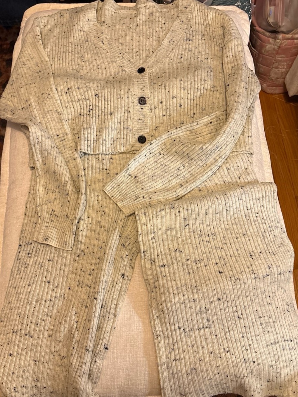 Women’s two piece sweater set top extra